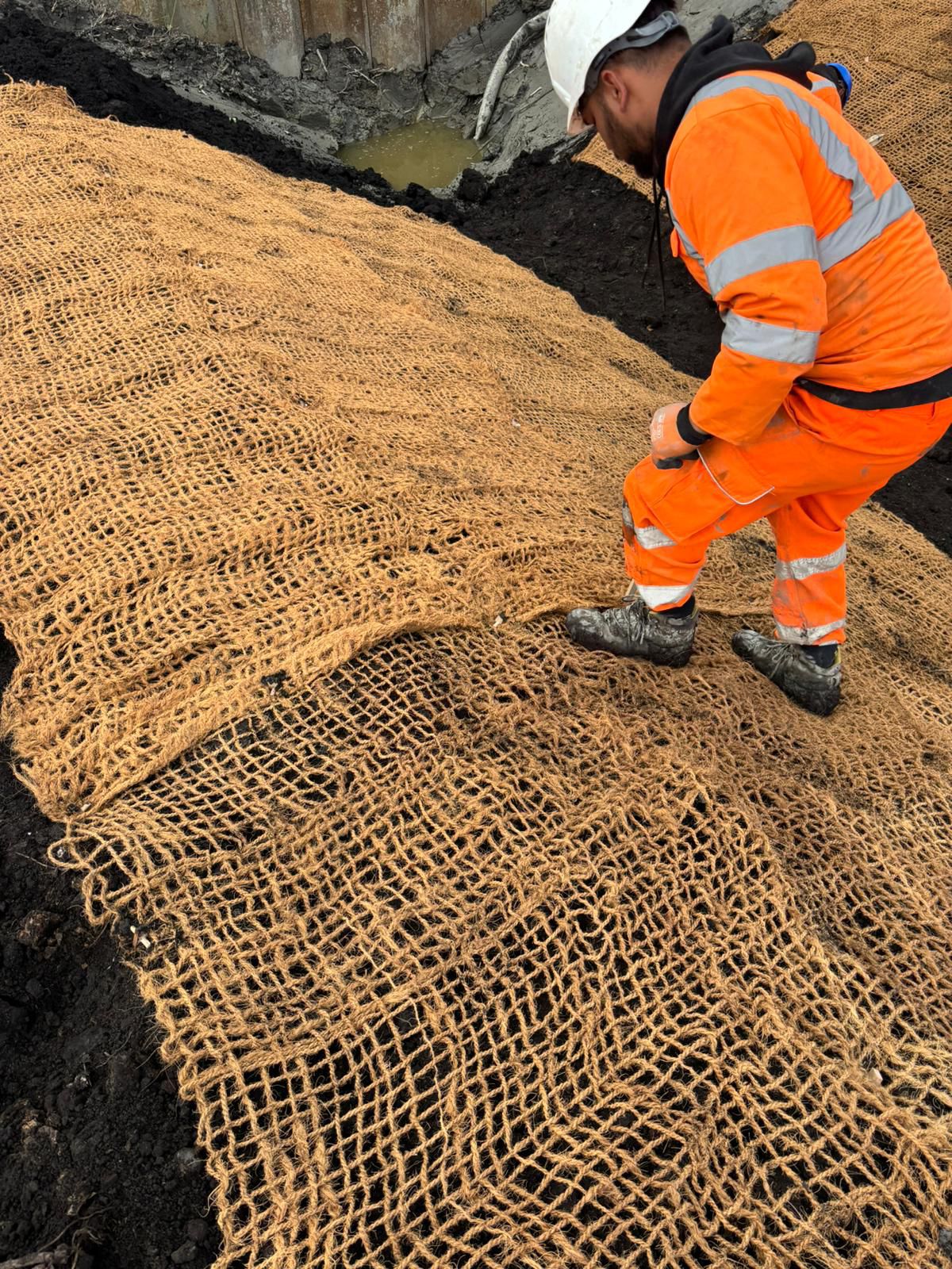 Stratec Coir Erosion Control Blanket 900gsm