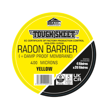 M2000 Yellow Radon Barrier DPM 4x12.5m